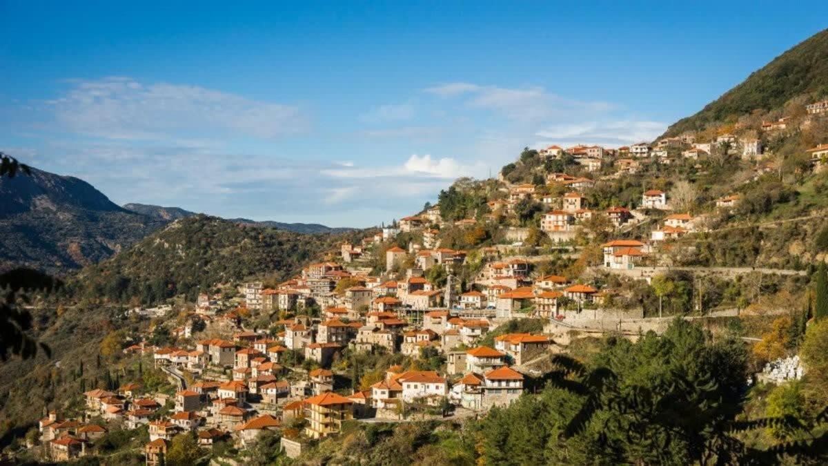 Forest Cosy House - Lagkadia Amazing View Dış mekan fotoğraf
